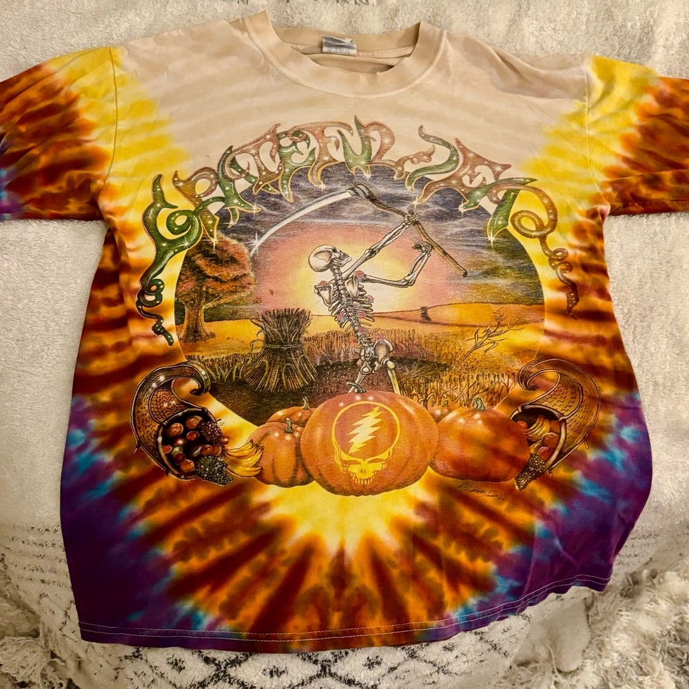 Grateful Dead 1994 Halloween Fall Tour Vintage Shirt - Jerry Garcia baby!!!!!!!!